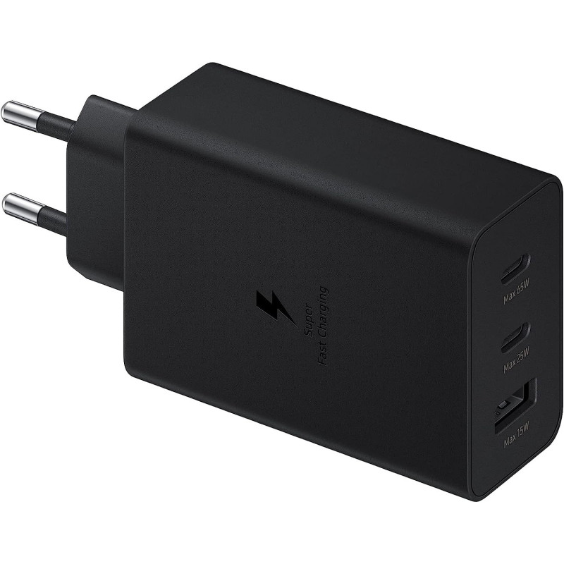 SAMSUNG 65W Power Adapter Trio, Black