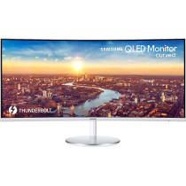 SAMSUNG 86,4cm/34'' (3440x1440) C34J791WTR Curved Monitor 21:9 4ms 2x Thunderbolt HDMI DisplayPort VESA Speaker WQHD Grey/White