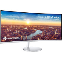 SAMSUNG 86,4cm/34'' (3440x1440) C34J791WTR Curved Monitor 21:9 4ms 2x Thunderbolt HDMI DisplayPort VESA Speaker WQHD Grey/White