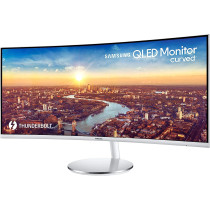 SAMSUNG 86,4cm/34'' (3440x1440) C34J791WTR Curved Monitor 21:9 4ms 2x Thunderbolt HDMI DisplayPort VESA Speaker WQHD Grey/White