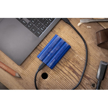SAMSUNG T7 Shield 1TB SSD, Blue, MU-PE1T0R/AM, T7 Shield SSD