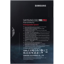 SAMSUNG 980 PRO 1TB PCIe 4.0 NVME M.2 SSD MZ V8P1T0BW, Black