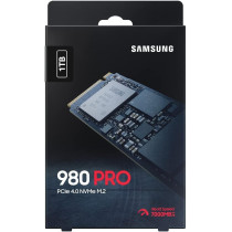 SAMSUNG 980 PRO 1TB PCIe 4.0 NVME M.2 SSD MZ V8P1T0BW, Black