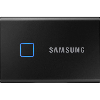 SAMSUNG MU-PC1T0K/WW Portable SSD T7 TOUCH USB 3.2 With Fingerprint And Password Security - 1TB, Black