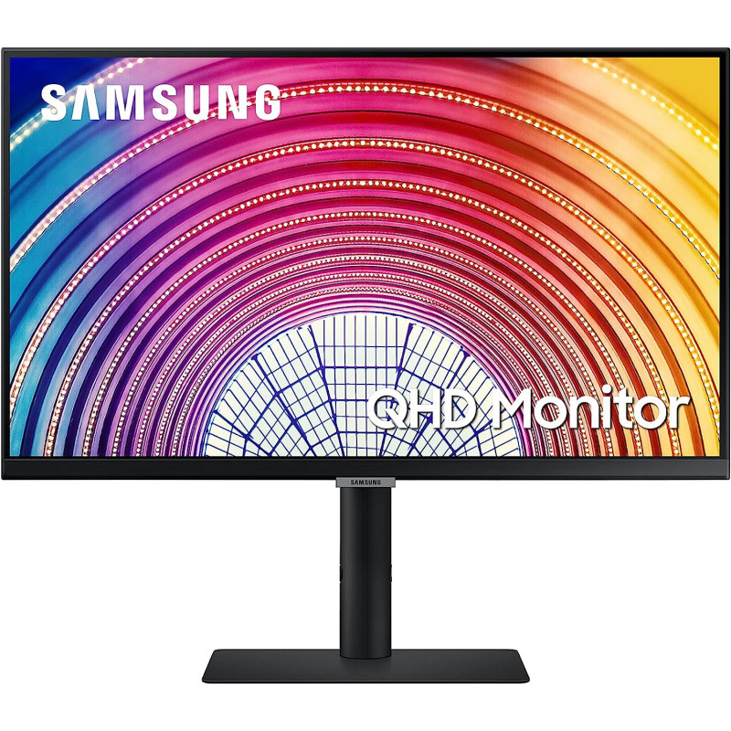 SAMSUNG S27A600NWU - S60A Series - LED monitor - 27 Inches - 2560 x 1440 QHD @ 75 Hz - IPS - 300 cd/m² - 1000:1 - HDR10-5 ms - HDMI, DisplayPort - Black