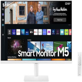SAMSUNG LS27BM501EUXXU - 27 Inches Full HD Smart Monitor Smart Hub For TV Streaming And Catch Up Apps - White