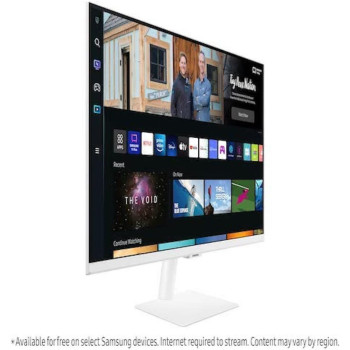 SAMSUNG LS27BM501EUXXU - 27 Inches Full HD Smart Monitor Smart Hub For TV Streaming And Catch Up Apps - White