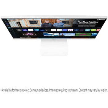 SAMSUNG LS27BM501EUXXU - 27 Inches Full HD Smart Monitor Smart Hub For TV Streaming And Catch Up Apps - White