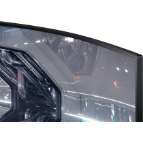 Samsung Odyssey G9 C49G95TSSR QLED Monitor Curved 49 Inches 5120 x 1440 Dual Quad HD @ 240 Hz VA 1000 cd/m², 2500:1, 1 ms, 2xHDMI, DisplayPort Black