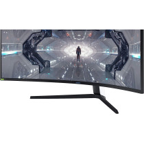 Samsung Odyssey G9 C49G95TSSR QLED Monitor Curved 49 Inches 5120 x 1440 Dual Quad HD @ 240 Hz VA 1000 cd/m², 2500:1, 1 ms, 2xHDMI, DisplayPort Black