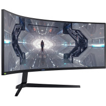 Samsung Odyssey G9 C49G95TSSR QLED Monitor Curved 49 Inches 5120 x 1440 Dual Quad HD @ 240 Hz VA 1000 cd/m², 2500:1, 1 ms, 2xHDMI, DisplayPort Black