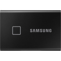 SAMSUNG T7 Touch Portable SSD - 2 TB - USB 3.2 Gen.2 External SSD Metallic Black (MU-PC2T0K/WW)