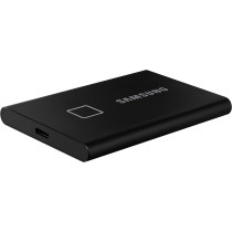 SAMSUNG T7 Touch Portable SSD - 2 TB - USB 3.2 Gen.2 External SSD Metallic Black (MU-PC2T0K/WW)