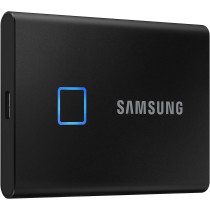 SAMSUNG T7 Touch Portable SSD - 2 TB - USB 3.2 Gen.2 External SSD Metallic Black (MU-PC2T0K/WW)