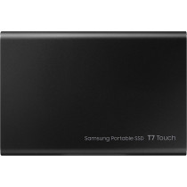 SAMSUNG T7 Touch Portable SSD - 2 TB - USB 3.2 Gen.2 External SSD Metallic Black (MU-PC2T0K/WW)
