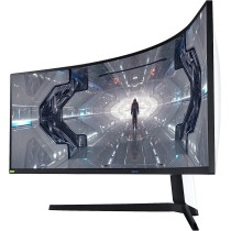 Samsung Odyssey G9 Curved Gaming Monitor, 49 Inch, 240hz, 1000R, 1ms, 1440p, Black & White