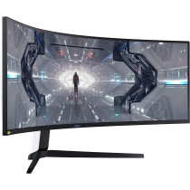 Samsung Odyssey G9 Curved Gaming Monitor, 49 Inch, 240hz, 1000R, 1ms, 1440p, Black & White