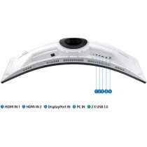 SAMSUNG Odyssey Neo G9 S49AG950NU 15.6 Inches 4K DCI 2160p QLED-Monitor (LS49AG950NUXEN)