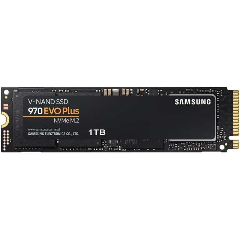 SAMSUNG MZ V7S1T0BW 970 EVO Plus NVMe M.2 SSD 1TB With V NAND Technology Internal Solid State Drive, Black
