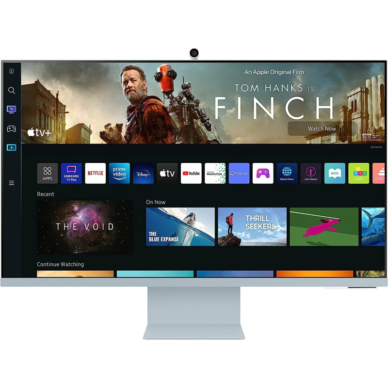 SAMSUNG M8 32 Inch 4K UHD Flat Smart TV (Daylight Blue)