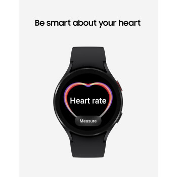 Samsung Galaxy Watch 4 44mm Smartwatch with ECG Monitor Tracker, GPS Fall Detection, Bluetooth, US Version, Black