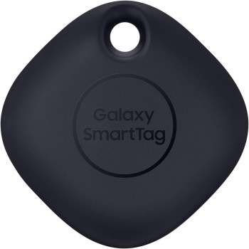 SAMSUNG Galaxy SmartTag Bluetooth Item Finder And Key Finder, 120m Finding Range, 1 Pack, Black (UK Version)