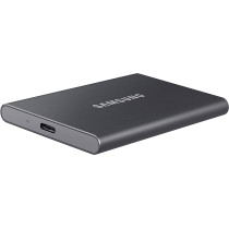 SAMSUNG T7 500GB Up to 1,050MB/s USB 3.2 Gen 2 (10Gbps, Type-C) External Solid State Drive (Portable SSD) Grey(MU-PC500T)
