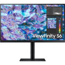 SAMSUNG S61B Series 27-Inch QHD (2560x1440) Computer Monitor, 75Hz, HDMI, IPS Panel, DisplayPort, FreeSync, Height Adjustable Stand (LS27B610EQNXZA), Black
