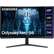 Samsung Odyssey Neo Quantum Mini LED G85NB LS32BG850NUXXU 32 Inches Curved 244Hz, 1ms, 4K 3840x2160, HDR2000, HDMI 2.1, White