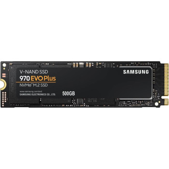 SAMSUNG 970 EVO Plus Series 500GB PCIe NVMe M.2 Internal SSD MZ V7S500B/AM Black, MZ-V7S500B/AM