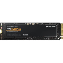 SAMSUNG 970 EVO Plus Series 500GB PCIe NVMe M.2 Internal SSD MZ V7S500B/AM Black, MZ-V7S500B/AM