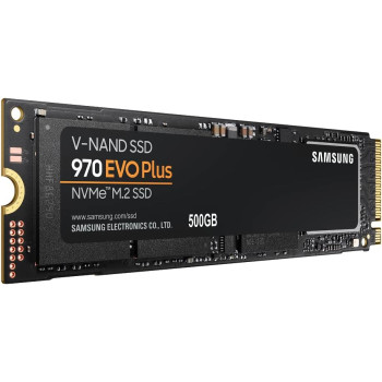 SAMSUNG 970 EVO Plus Series 500GB PCIe NVMe M.2 Internal SSD MZ V7S500B/AM Black, MZ-V7S500B/AM