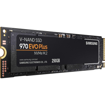 SAMSUNG 970 EVO Plus SSD 250GB NVMe M.2 Internal Solid State Drive with V-NAND Technology, Storage and Memory Expansion for Gaming, Graphics w/Heat Control, Max Speed, MZ-V7S250B/AM