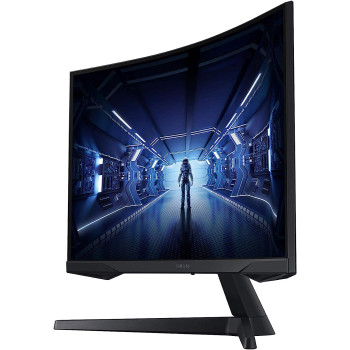 SAMSUNG Odyssey LC32G55TQWUXEN 32 Inches G55 1000R Curved Gaming Monitor - 144Hz, 1ms, 1440p QHD, Freesync Premium, HDR10, HDMI, 1 x Displayport,Black