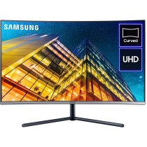 SAMSUNG U32R590 32 Inch Curved UHD 4K Monitor - Ultra HD 3840x2160 HDMI, Displayport, Dark Grey