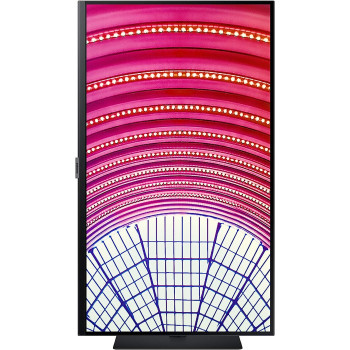 Samsung S60A Series 27 Inch WQHD 2560x1440 Computer Monitor 75Hz IPS Panel HDMI HDR10 1 Billion Colours Height Adjustable Stand TUV Certified Intelligent Eye Care LS27A600NWNXGO Black