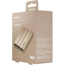 SAMSUNG T7 Shield Portable SSD - 1 TB - USB 3.2 Gen.2 External SSD Beige (MU-PE1T0K/EU)