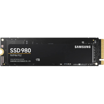 SAMSUNG 980 M 2 NVMe Interface Internal Solid State Drive for Gaming Heavy Graphics Full Power Mode, Black, MZ-V8V1T0BW