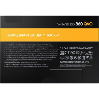 SAMSUNG 860 QVO 1 TB SATA 2.5 Inch Internal Solid State Drive (SSD) (MZ-76Q1T0)