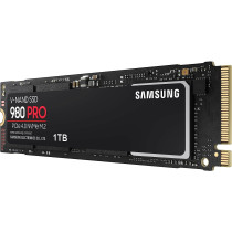 SAMSUNG 980 PRO 1TB PCIe SSD - 7,000 MB/s 4.0 x 4 M.2 NVMe Gen4 Internal Gaming Solid State Drive with V-NAND Technology for Laptops Desktops and Crypto Chia Mining