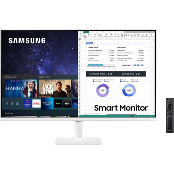 SAMSUNG M5 - Monitor 32 Inches, White