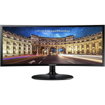 SAMSUNG Curved Monitor C24F390 23,5 Zoll 16:9 gebogen (1800R) 1920 x 1080 LED 4MS VGA/HD, Black
