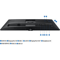 SAMSUNG S27A600U 27 Inches Bezelless QHD Monitor, 16:9 Wide, Black