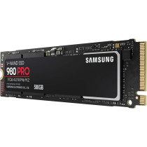 SAMSUNG 980 PRO M.2 500 GB PCI Express 4.0 V-NAND MLC NVMe 980 PRO, 500 GB, M.2, 6900 MB/s, Internal Solid State Drive