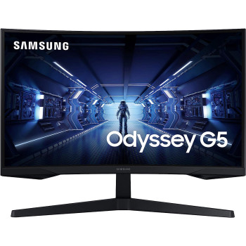 SAMSUNG 27 Inches Odyssey G5 LC27G55TQWLXZX 144Hz Response 1ms Curved Monitor