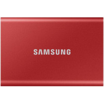 SAMSUNG T7 Portable SSD - 1 TB - USB 3.2 Gen.2 External SSD Red