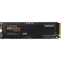 SAMSUNG MZ V7S250BW 970 Evo Plus NVME M.2 250 Gb SSD, Black