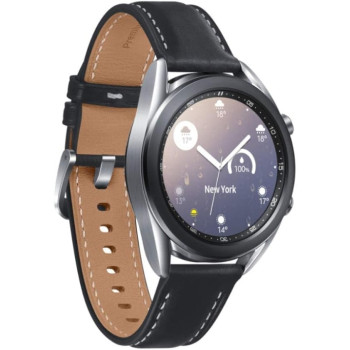 SAMSUNG Galaxy Watch3 R850 Smartwatch (41mm Stainless Steel) International Version - Mystic Silver, SM-R850
