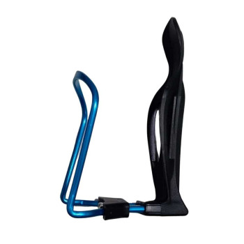Bike Bottle Cage Adjustable, Cycling Bicycle Drink Cup Water Bottle Holder Cage Aluminum Alloy (Blue)