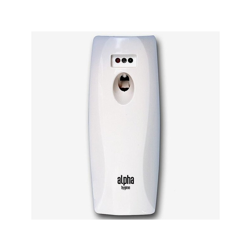 Alpha Hygiene Metered Led Air Freshener Dispenser - Time Interval Plus Day Night Sensor - Takes All 250-300Ml Cans.